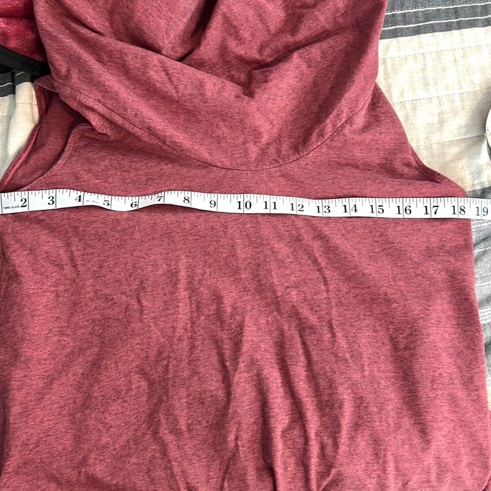 ⭐️Neon Buddha,Canada,Mauve Cowl Neck Sleeveless Casual Tunic Lagenlook,Size S - Picture 8 of 10